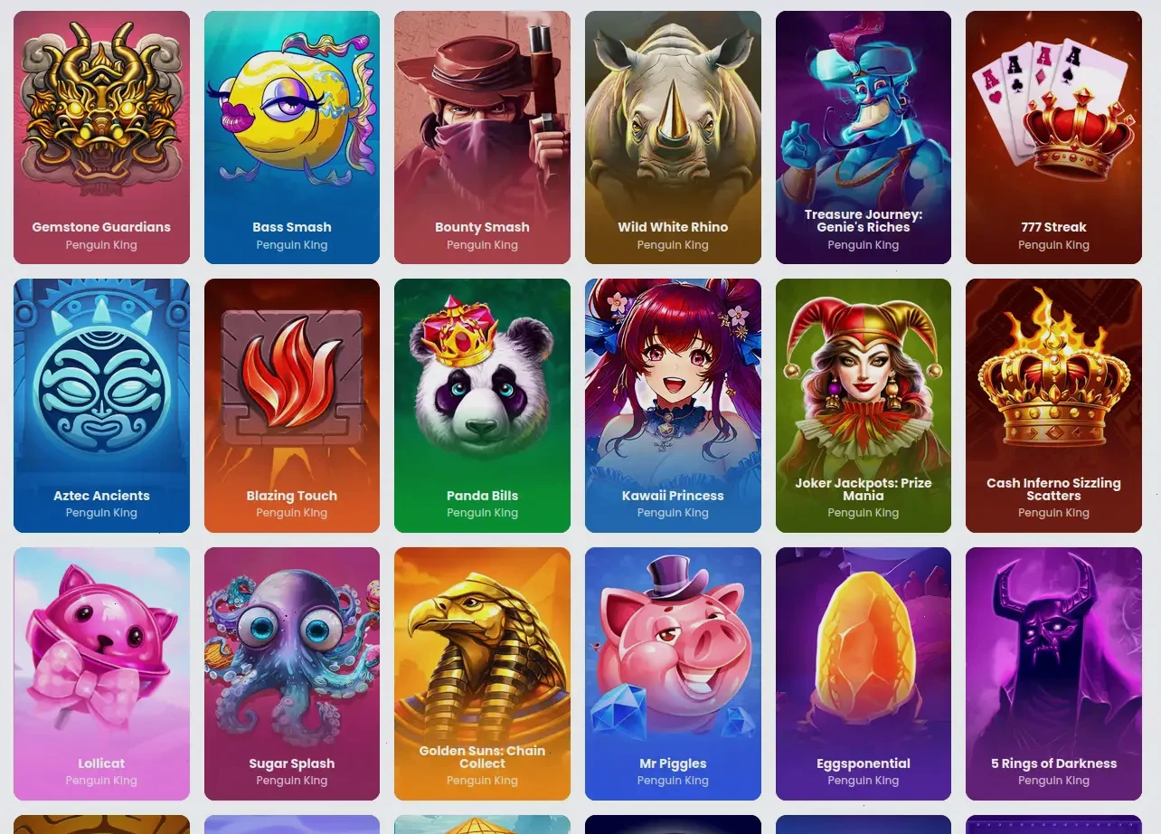 Schermata di accesso e giochi disponibili su Sg Casino